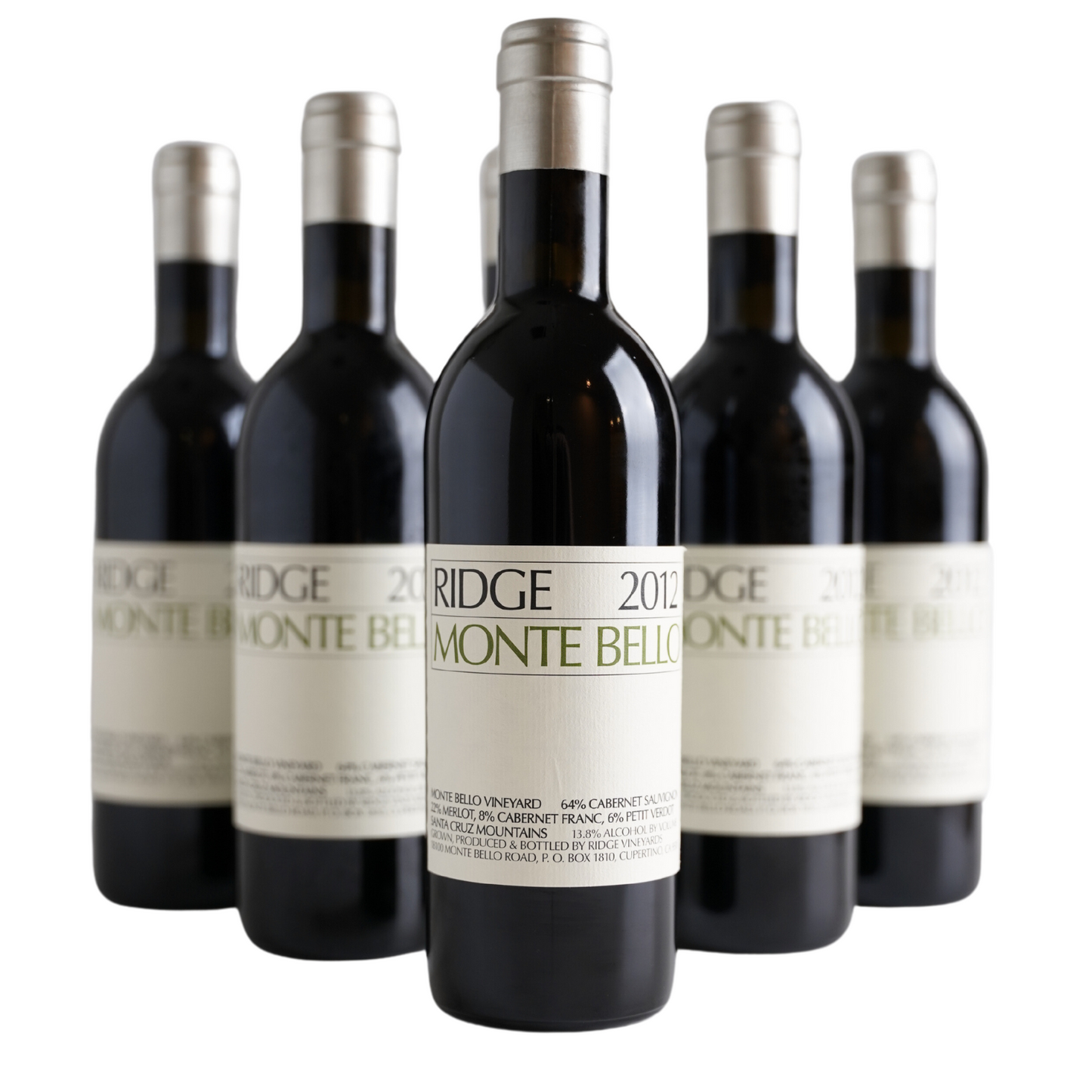 Ridge Monte Bello 2012 (6x375ml) - JUN.COM.SG