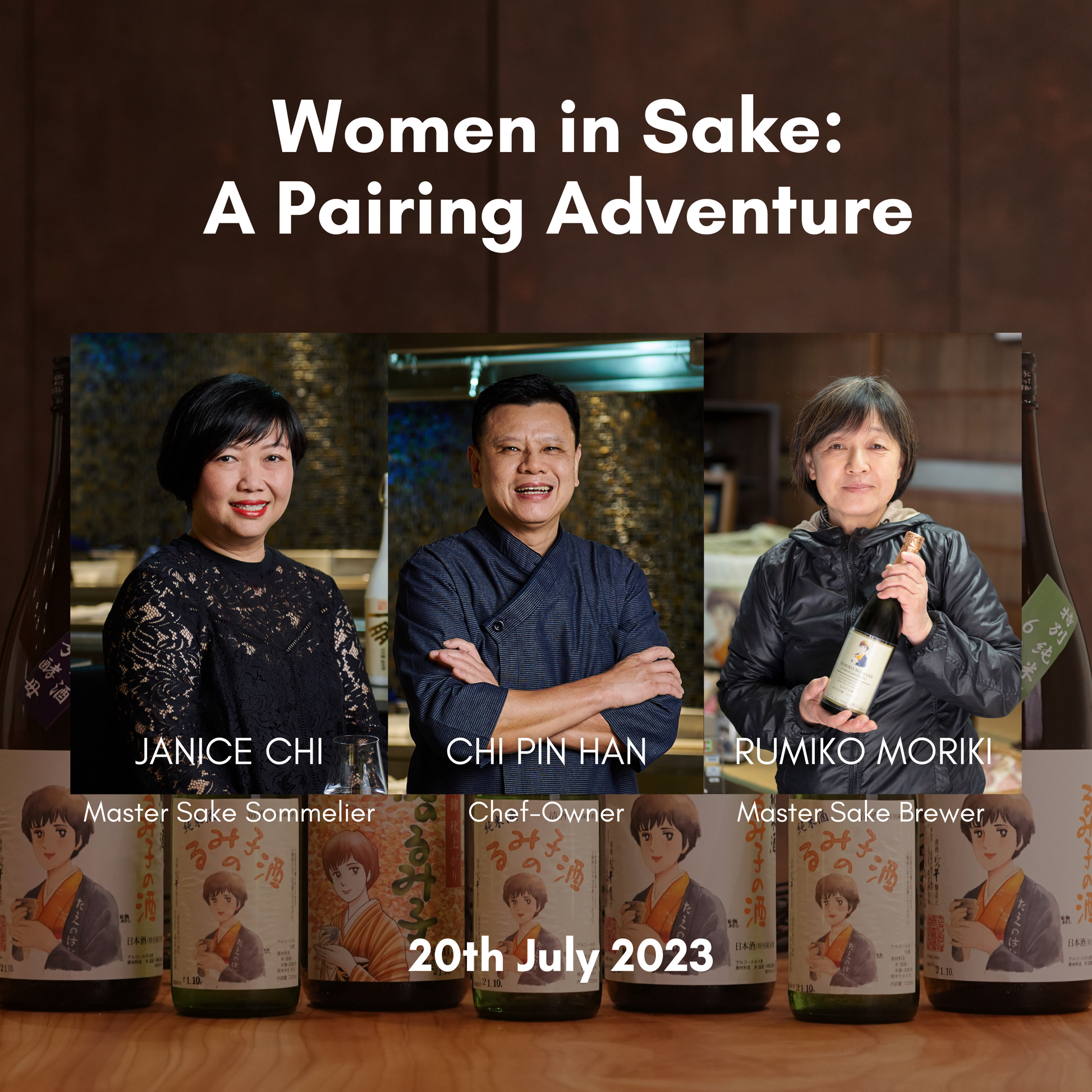 Women in Sake: A Pairing Adventure (Event) - JUN.COM.SG