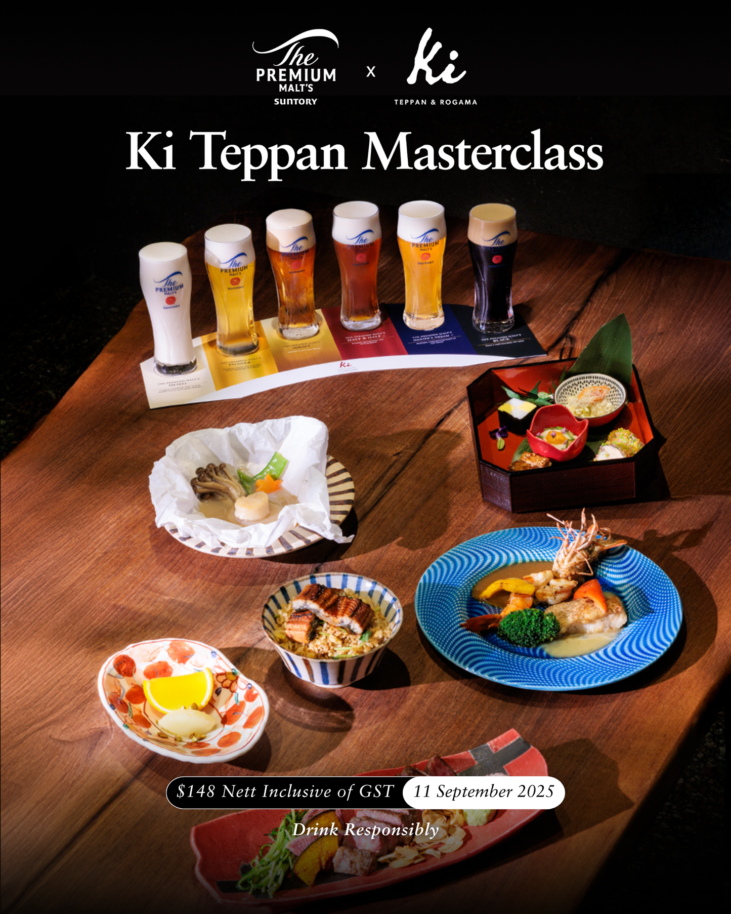 Premium Malt's x Ki Teppan Pairing (Event)