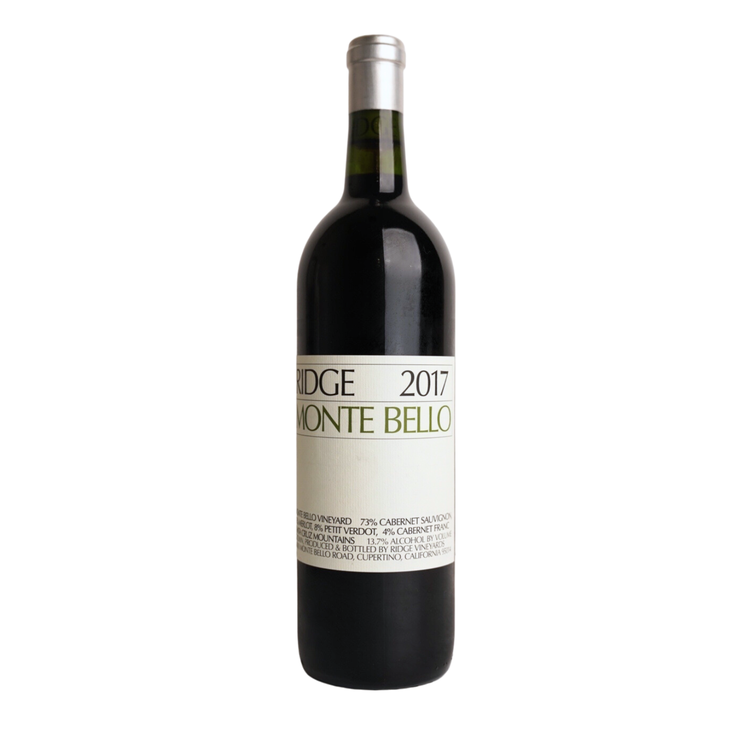 Ridge Monte Bello 2017 (6x750ml) - JUN.COM.SG