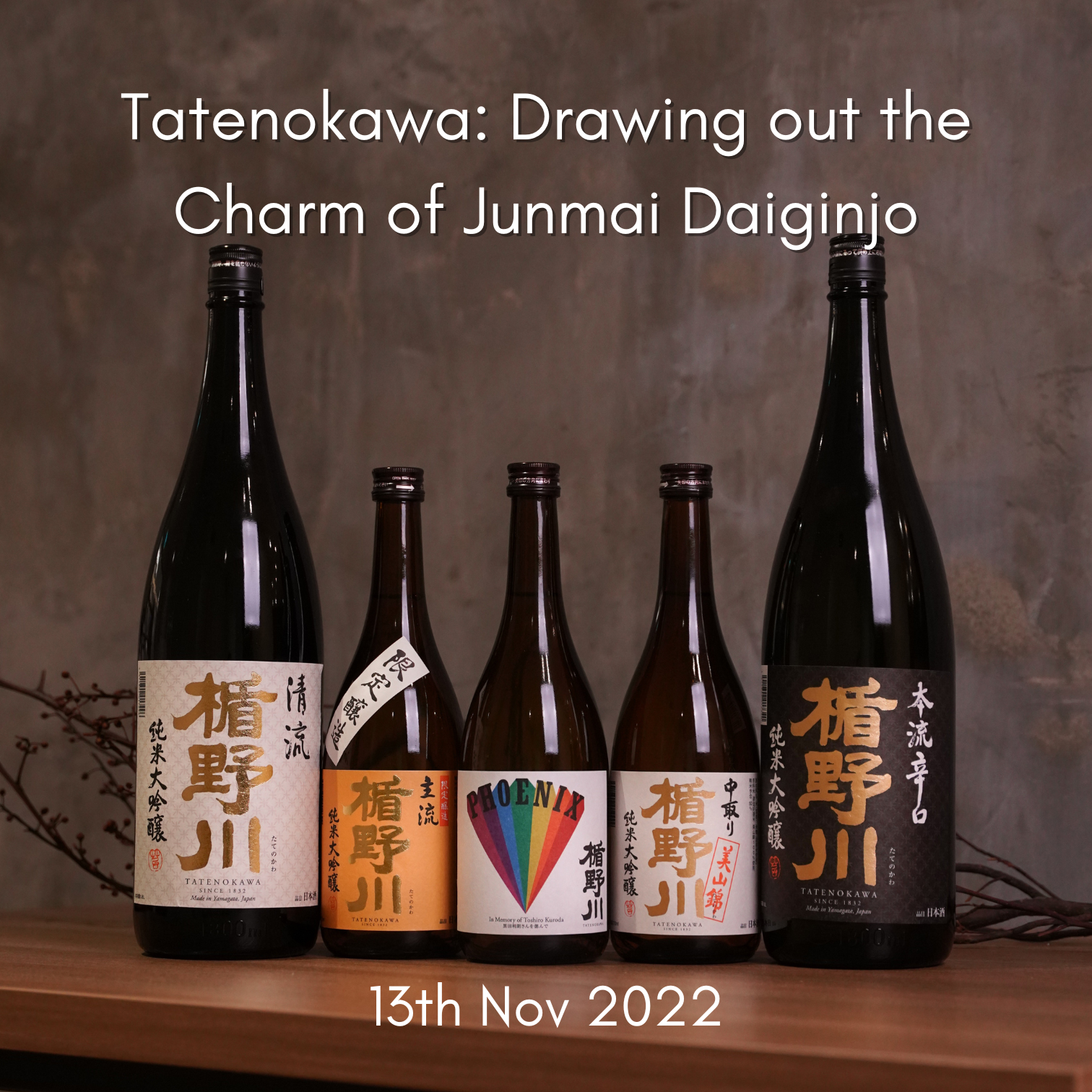 Tatenokawa: Drawing Out the Charm of Junmai Daiginjo (Event) - JUN.COM.SG