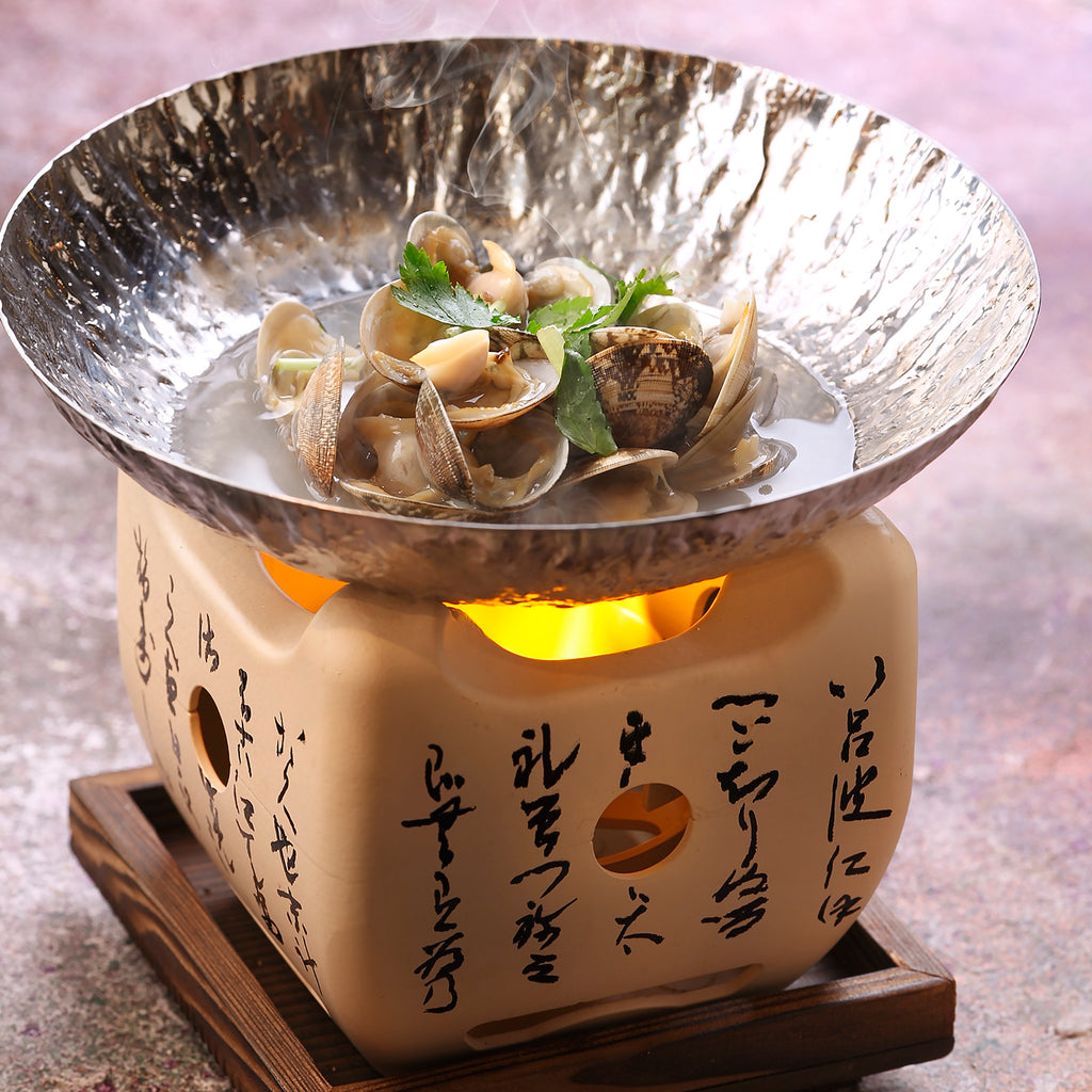Asari and Chicken Garlic Sakamushi